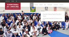 Desktop Screenshot of claudiofrancabjj-santacruz.com